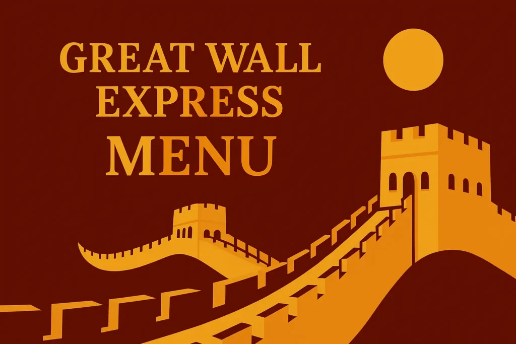 Great-Wall-Express-Menu