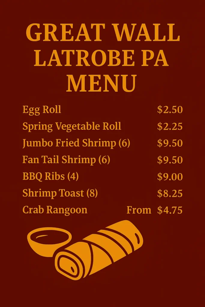 Great-Wall-Latrobe-Pa-Menu
