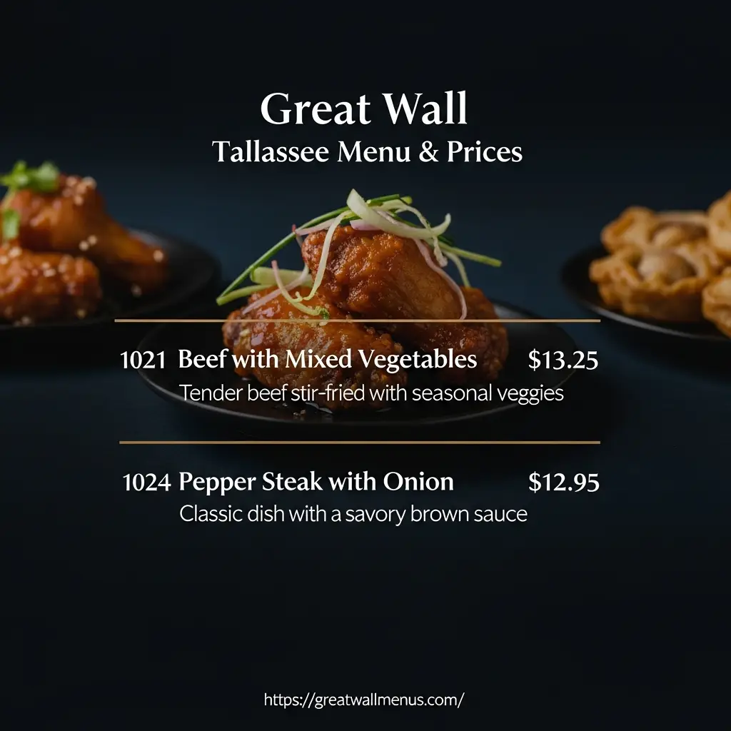 Great-Wall-Tallassee-Menu-Prices
