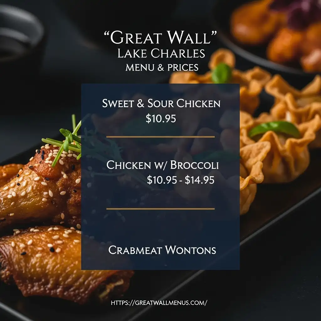 Great-Wall-Lake-Charles-Menu-Prices