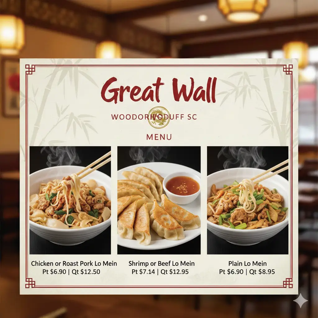 great-wall-woodruff-Roast-Pork-Lo-Mein