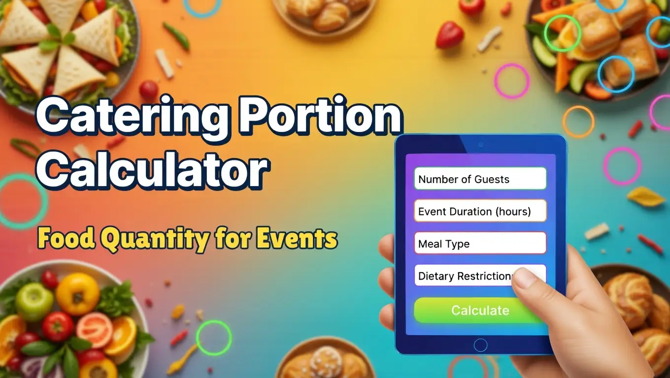 Catering Portion Calculator – Food Quantity for Events