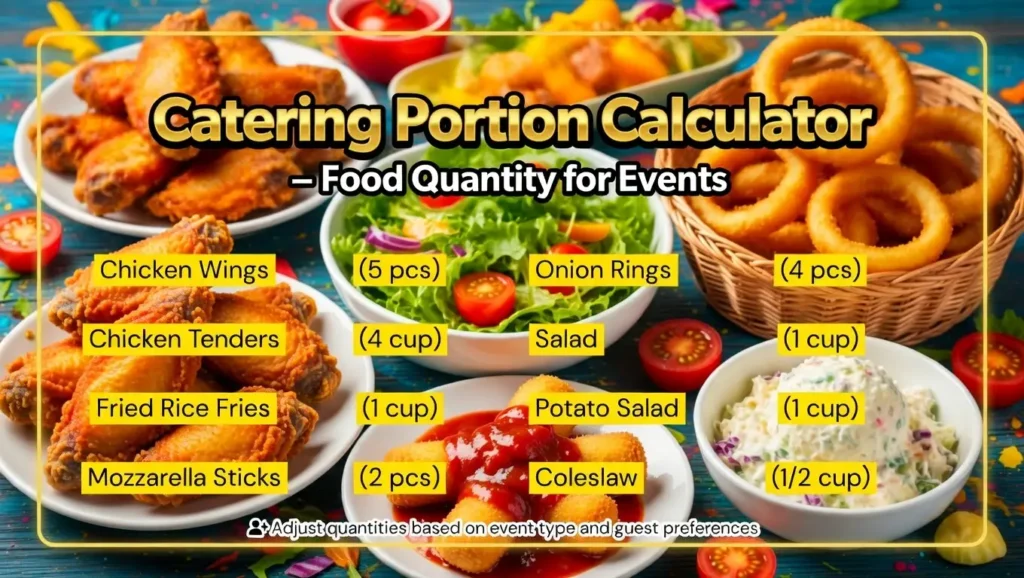 How-do-caterers-calculate-food-for-100-guests