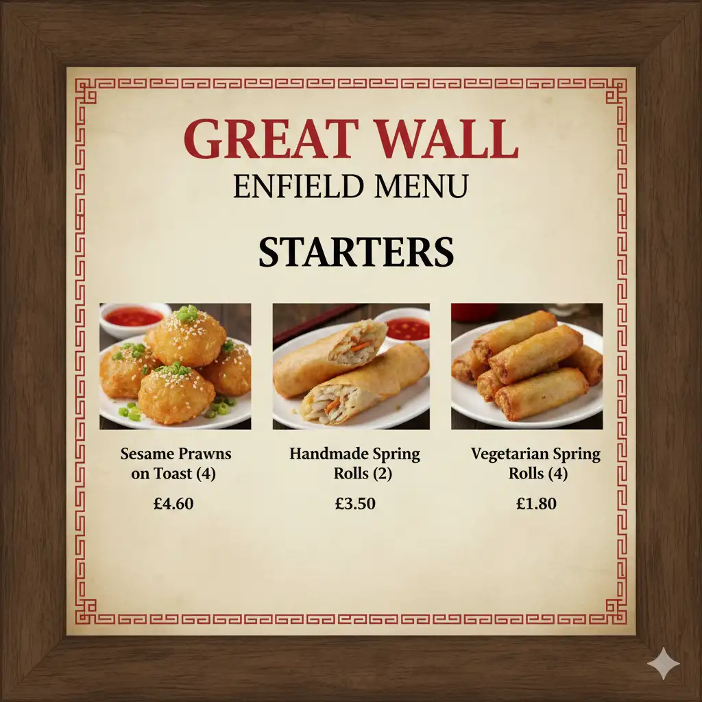 Great-Wall-Enfield-Menu-Prices