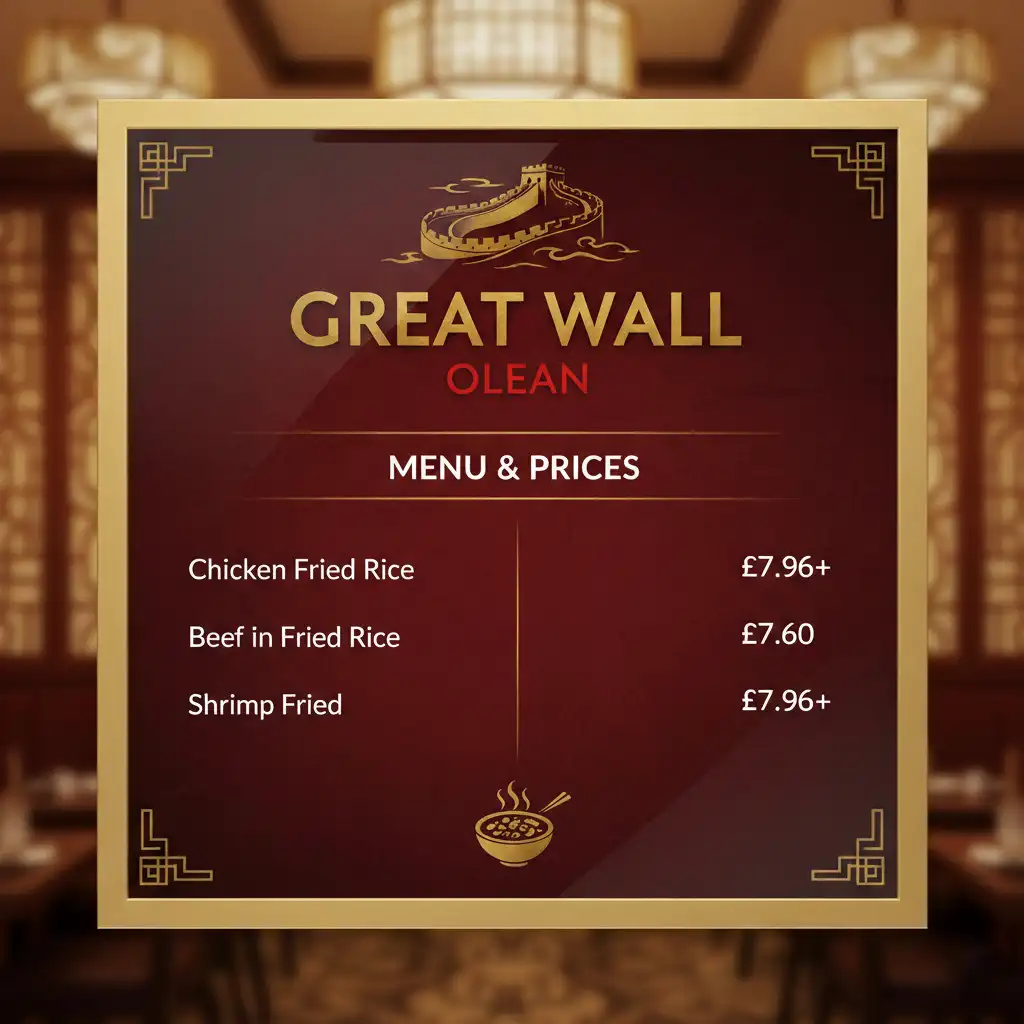 Great-Wall-Olean-Chicken-Menu