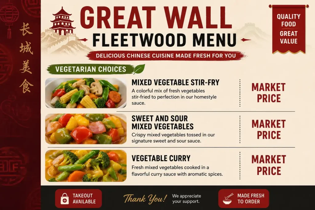 Great-Wall-Vegetarian-Choices